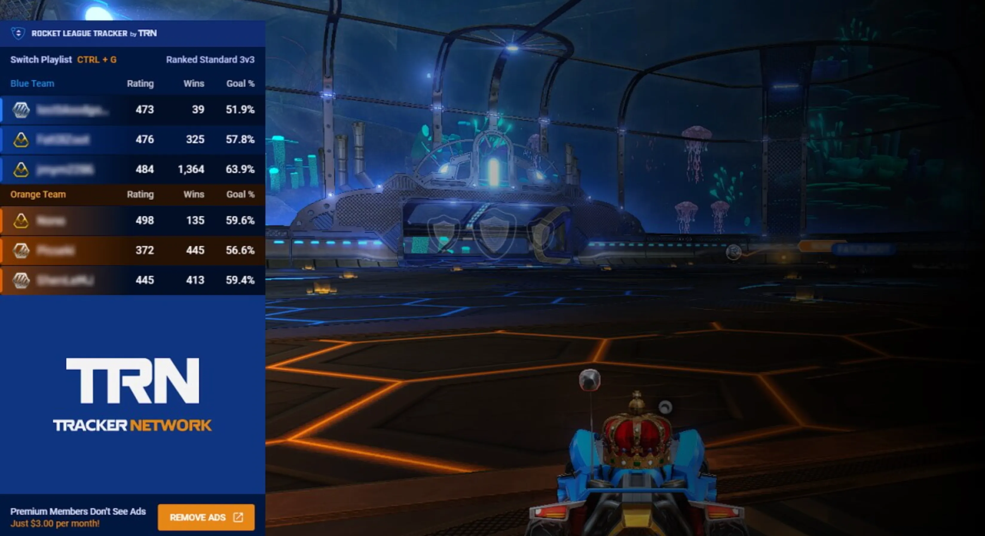 Tracker Network rocket league